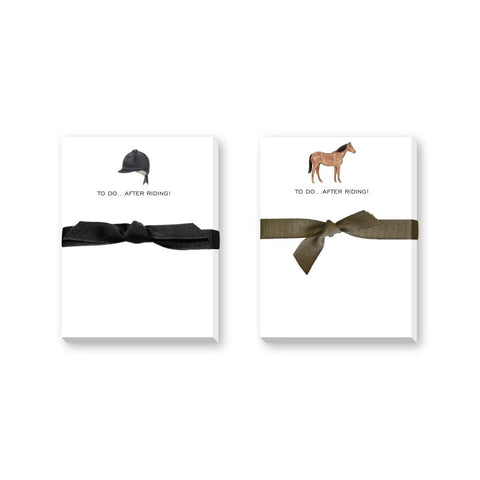To Do After Riding Notepad (2 styles)