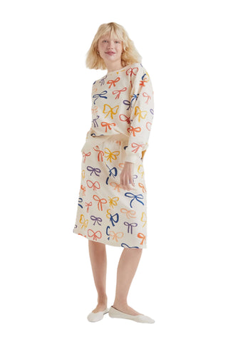 Bow Sweat Skirt