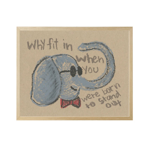 Born to Stand Out Framed Print