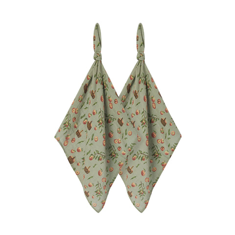 Apple Orchard Burp Cloth Set