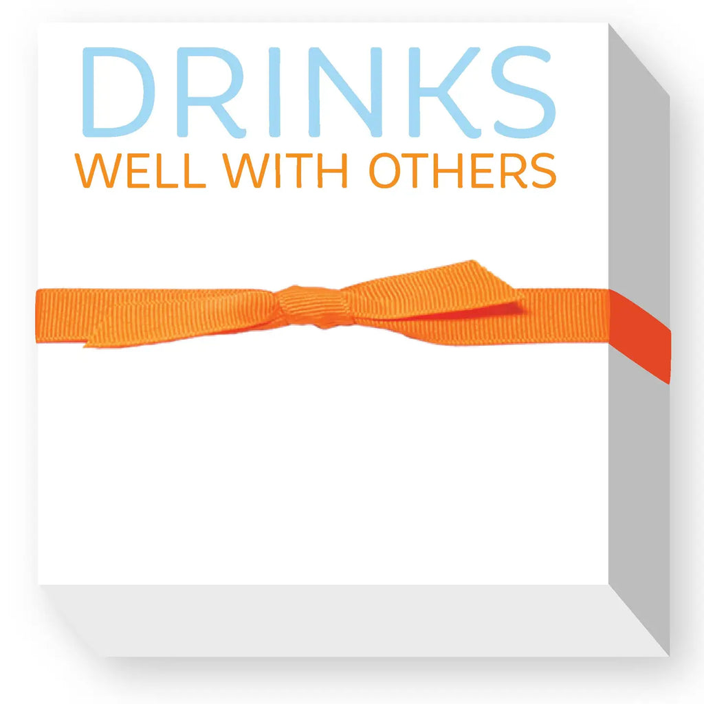 Drinks Well With Others Chubby Notepad