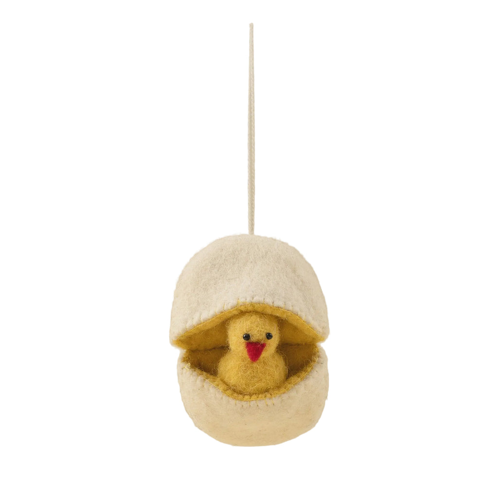 Hatching Felt Chick Ornament