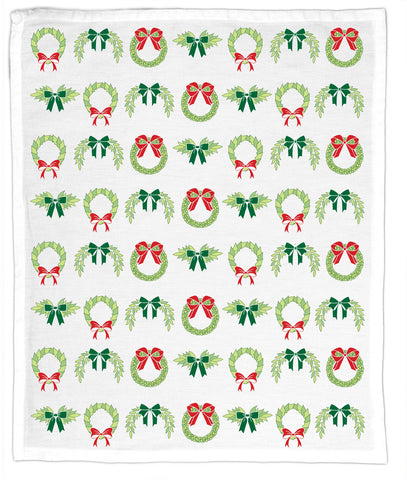 Wreaths & Bows Bar/Tea Towel