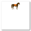 Horse Silhouette Square Pad (3 colors)