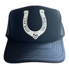 Live What You Love Horse Shoe Trucker Hat