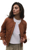 Rust Quilted Jacket