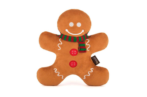 Gingerbread Man Dog Toy