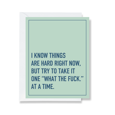 One WTF At a Time Card