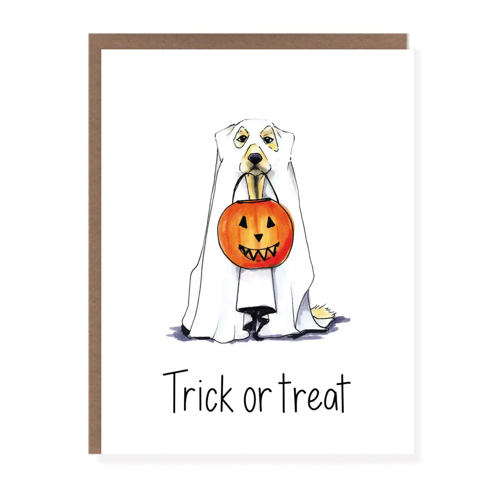 Trick or Treat Ghost Dog
