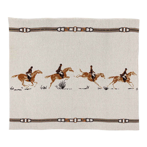 Full Gallop Cotton Throw