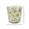 Medium Enameled Flower Hurricane