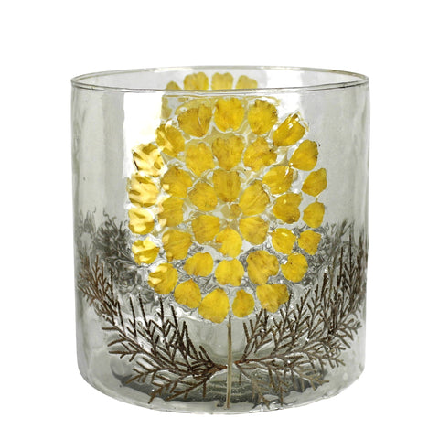 Medium Marigold Enamel Hurricane