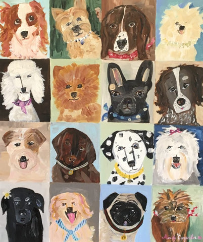 Le Chiens Greeting Card