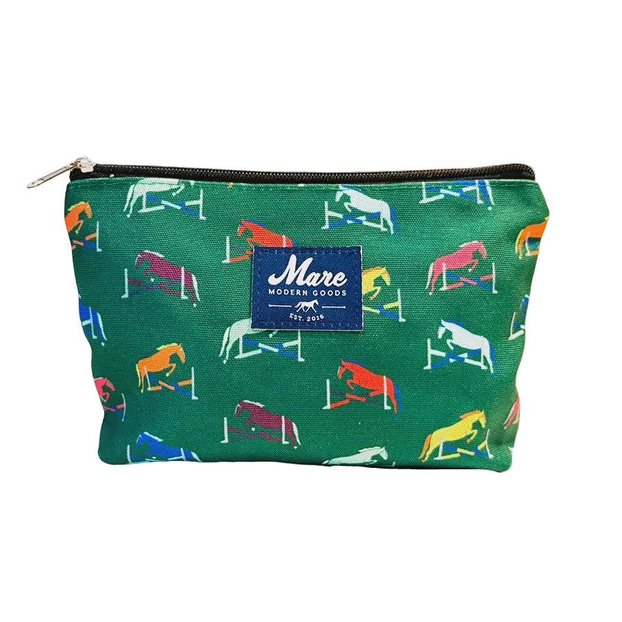 Jumpers Green Zipper Pouch