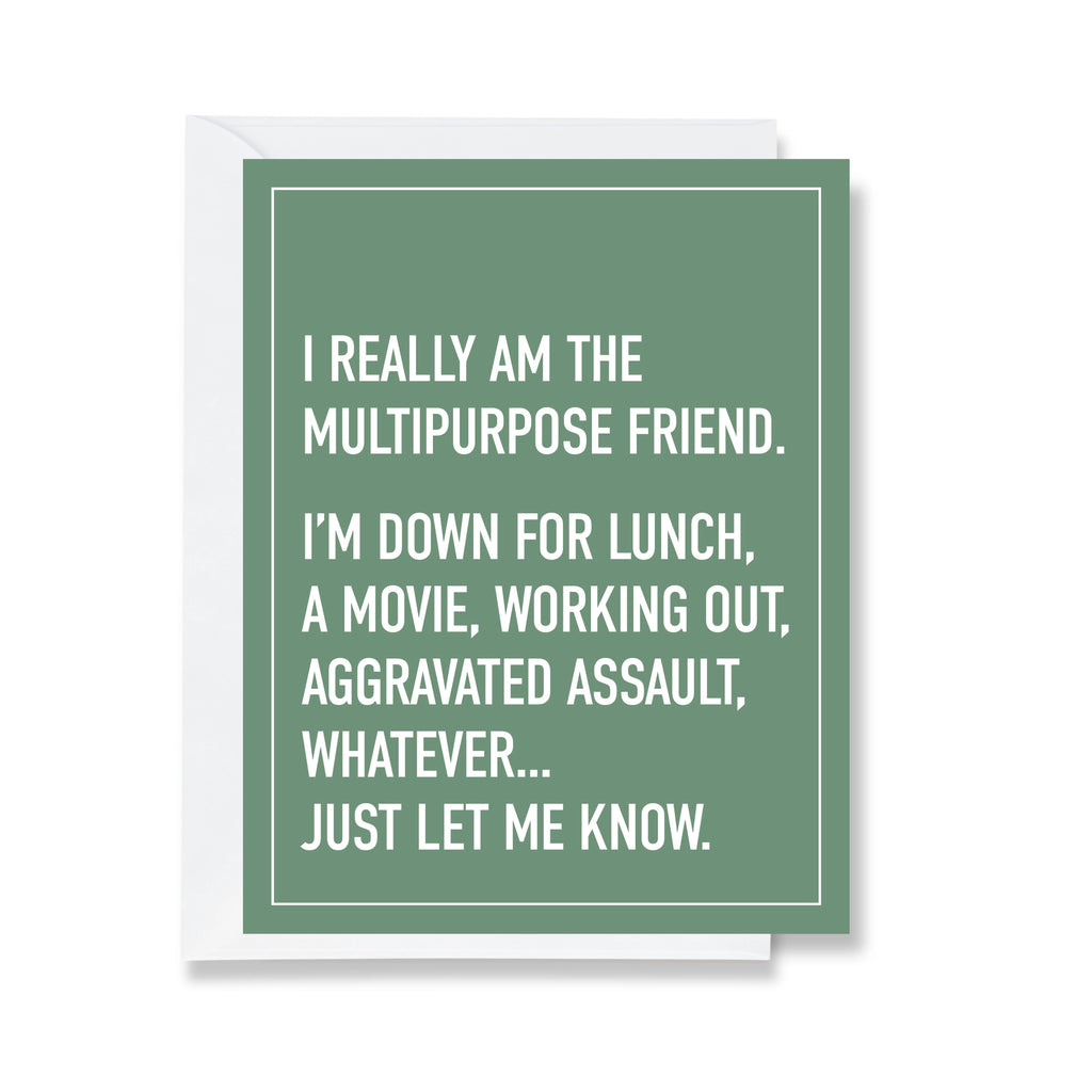 Multipurpose Friend Card