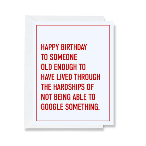 Birthday Hardships
