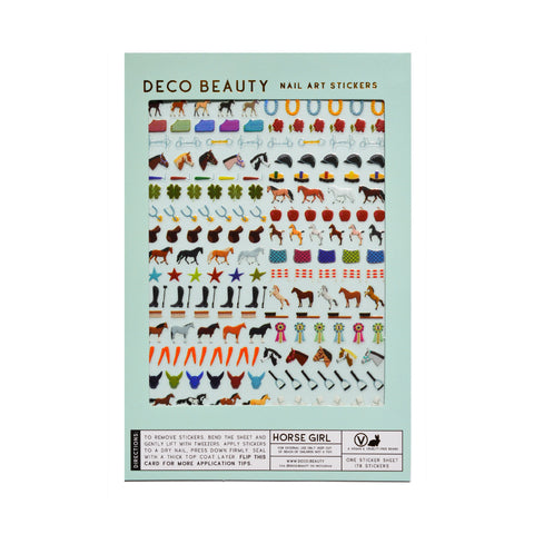 Horse Girl Nail Art Tiny Stickers