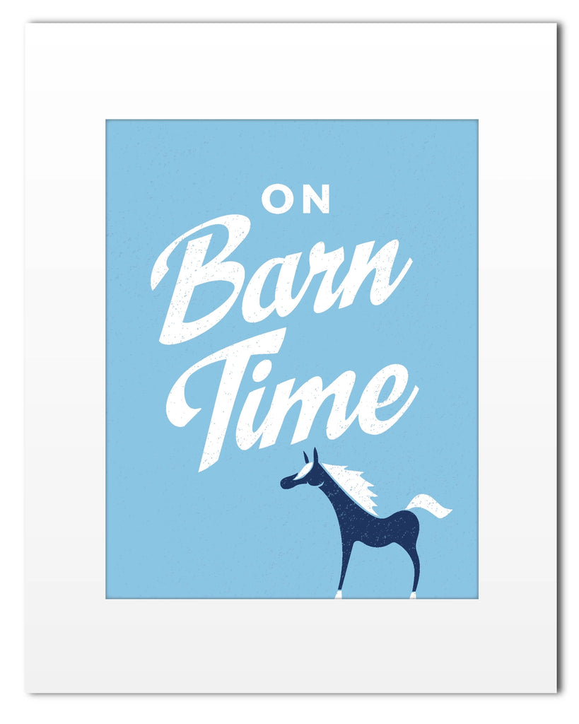 Mare Goods Barn Time Print