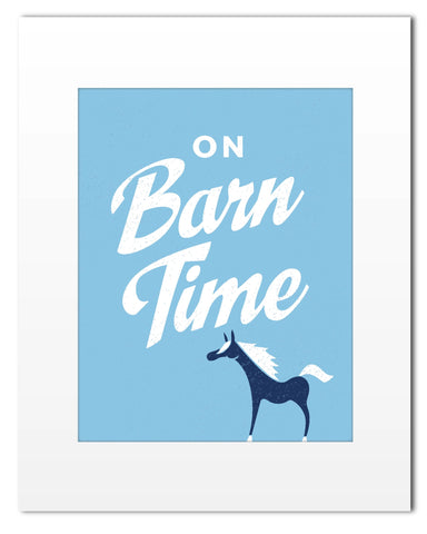 Mare Goods Barn Time Print