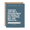 Folded Piece of Paper Thank You Scratch Off