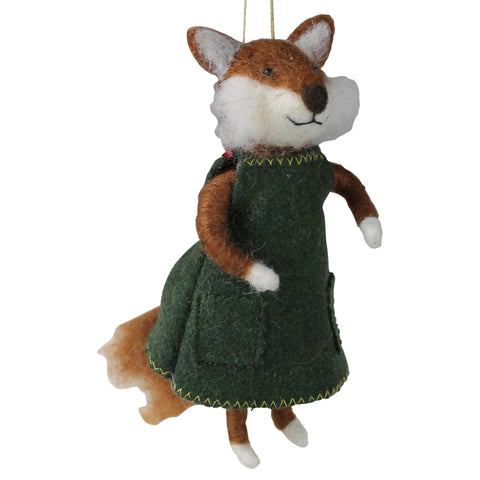 Lady Fox Ornament