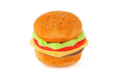 Cheeseburger Dog Toy