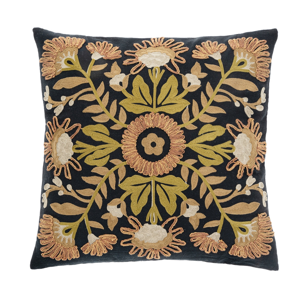 Primrose Embroidered Pillow