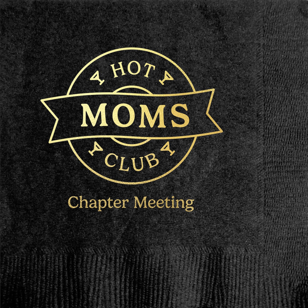 Hot Mom's Club Cocktail Napkin