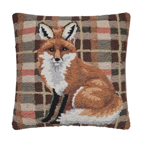 Fox Tartan Pillow