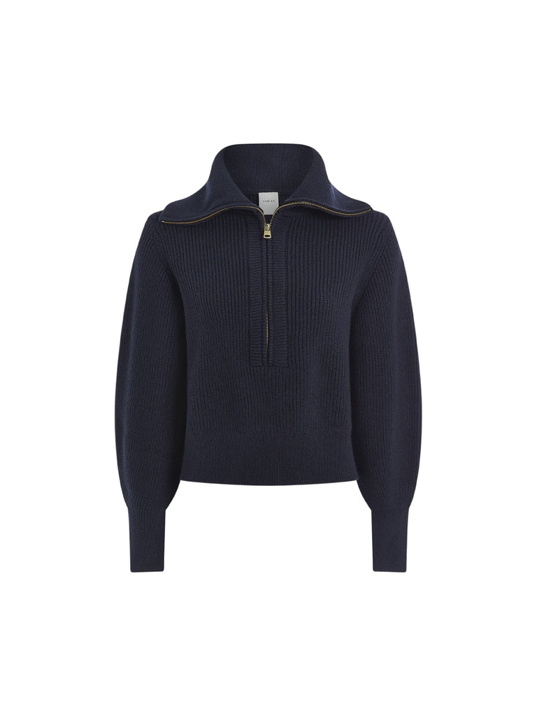 Maura Navy Half Zip