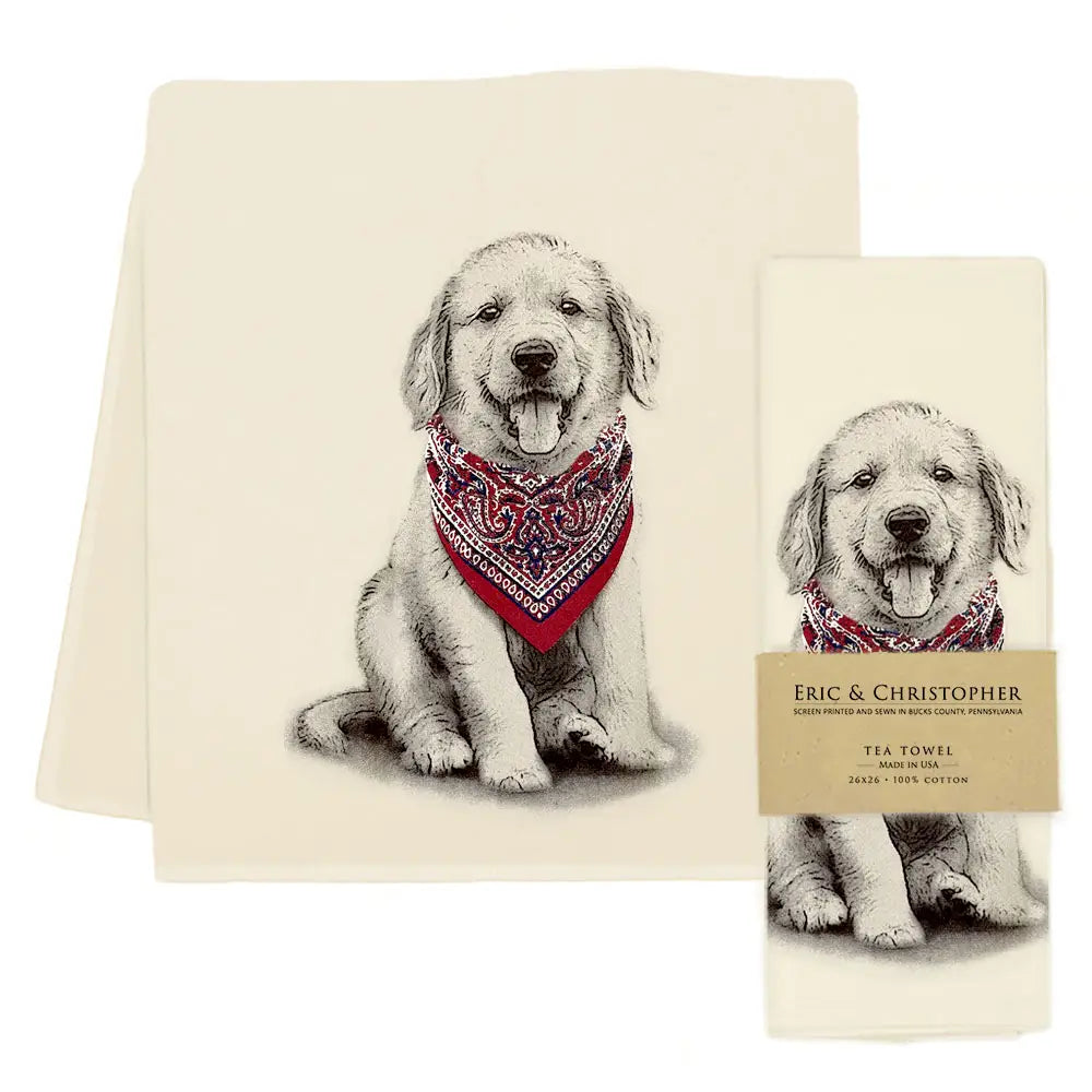 Golden Retriever Bandana Puppy