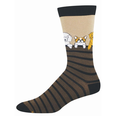 Men's Dog Gone Stripes Socks