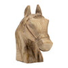 Wood Horse Sculpture