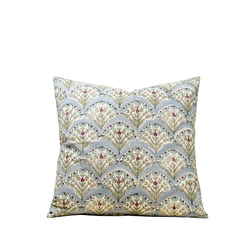 Blue Sakura Block Prince 20x20 Pillow