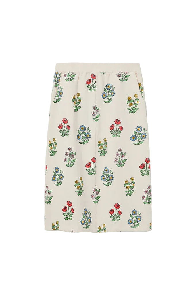 Flower Sweatshirt Skirt