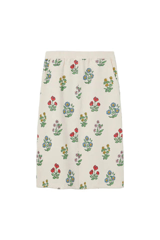 Flower Sweatshirt Skirt