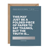 Folded Piece of Paper Thank You Scratch Off
