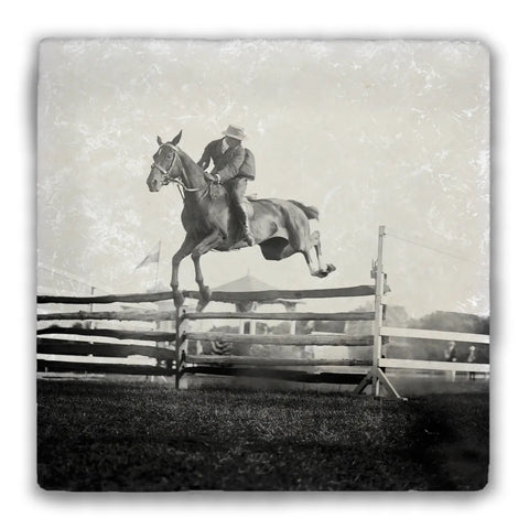 Monmouth Horse Show Tumbled Stone Coaster