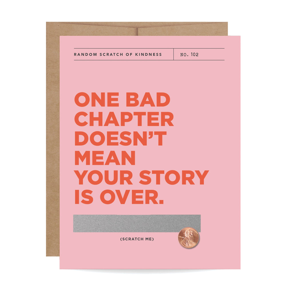 One Bad Chapter Scratch Off Card