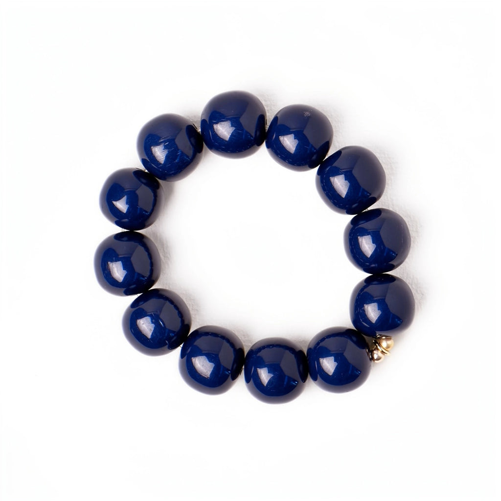 Navy Cece Resin Bracelet