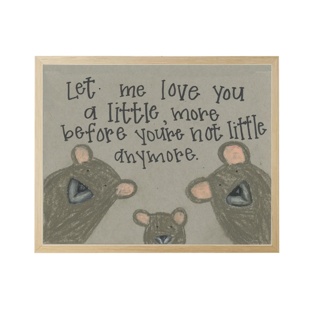 Let Me Love You Framed Print
