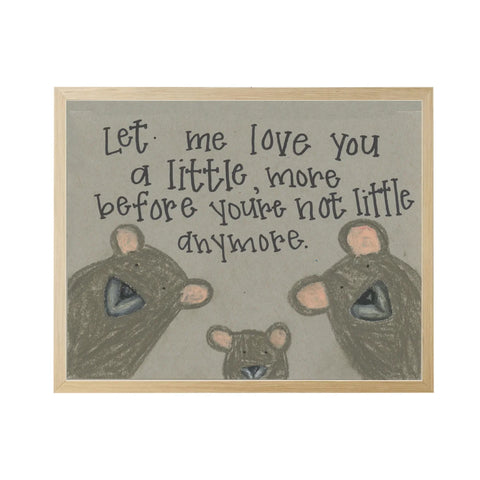 Let Me Love You Framed Print