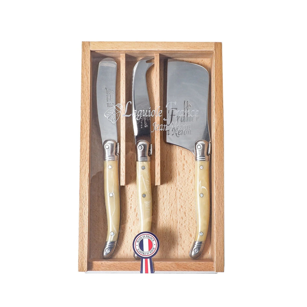 Laguiole Palehorn Mini Cheese Set