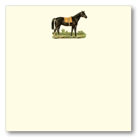 Vintage Horse Square Notepad