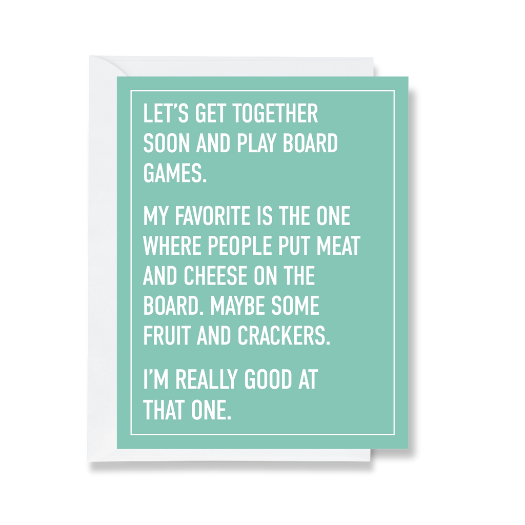 Let's Play Board Games Card