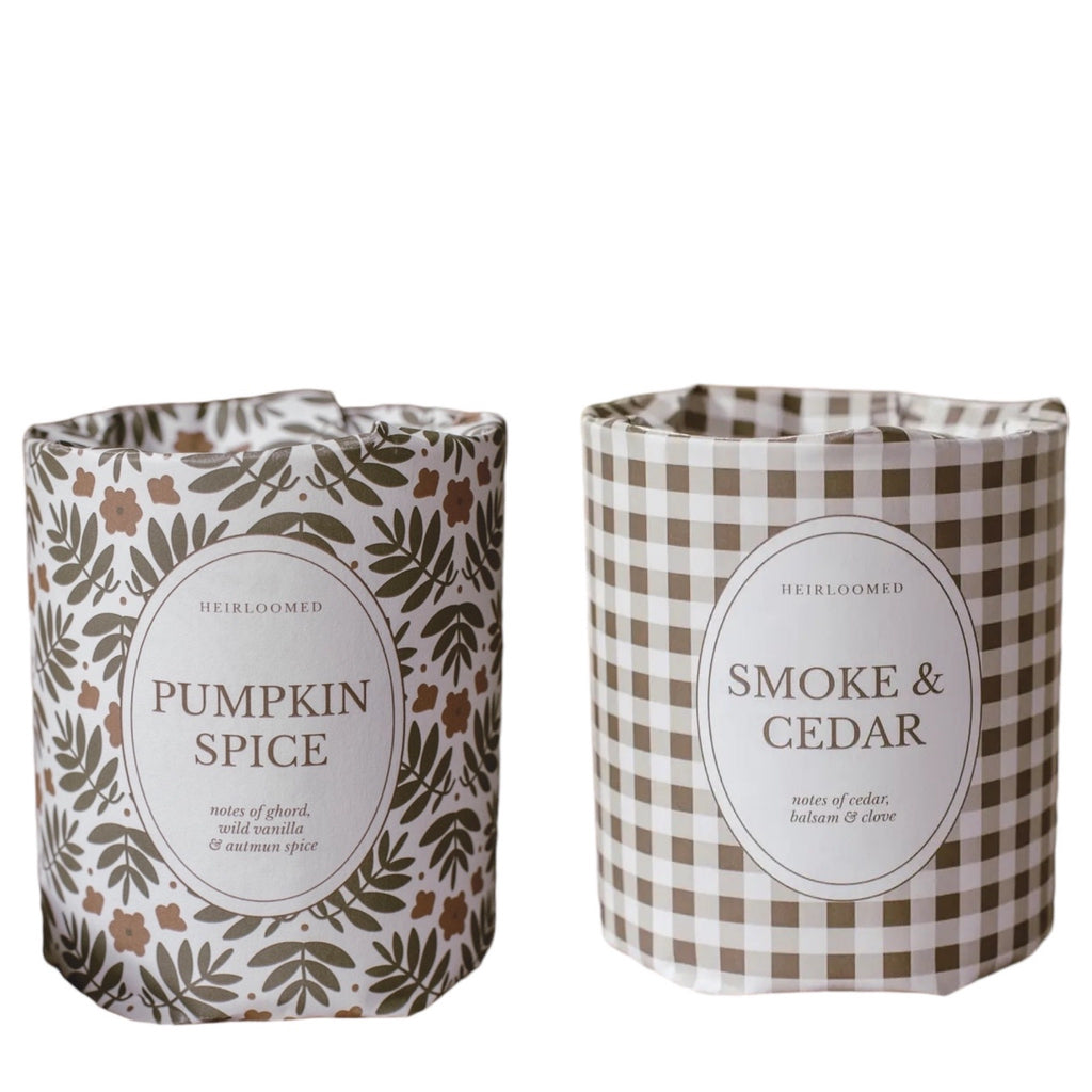 Heirloomed Fall Candles (two scents)