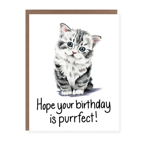 Purrfect Birthday Card