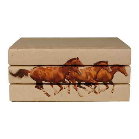 Galloping Horses Book Stack