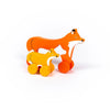 Fox & Horse Wooden Push Toy