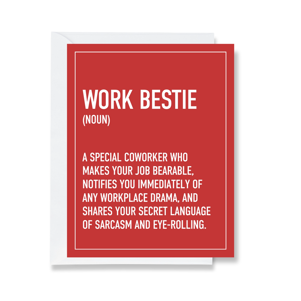 Work Bestie Card